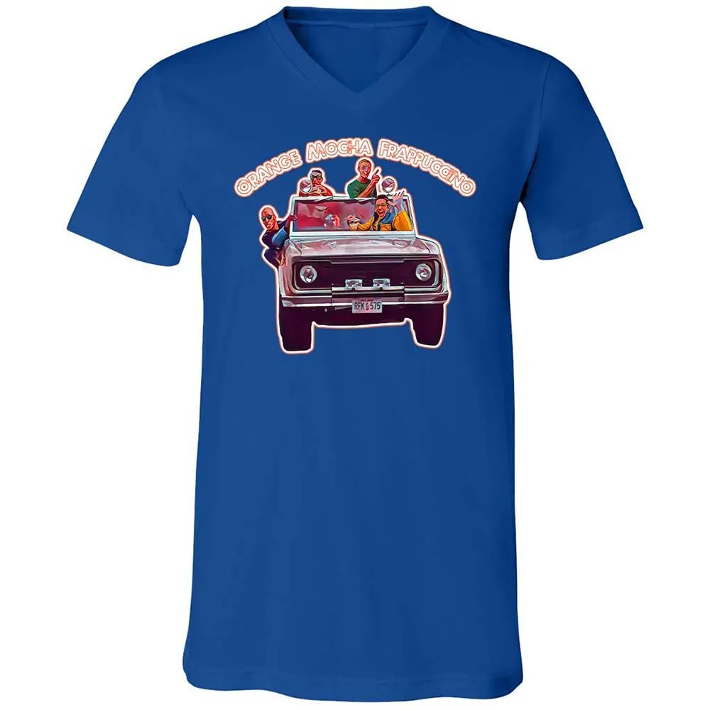 Unisex V-Neck T-Shirt - N4HQE1B5 - True Royal - 4