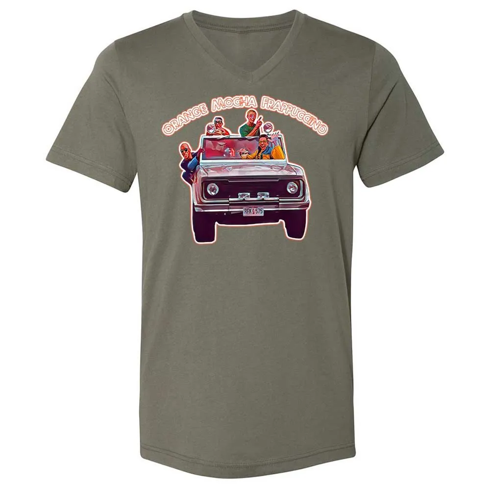 Unisex V-Neck T-Shirt - N4HQE1B5 - Military Green - 11