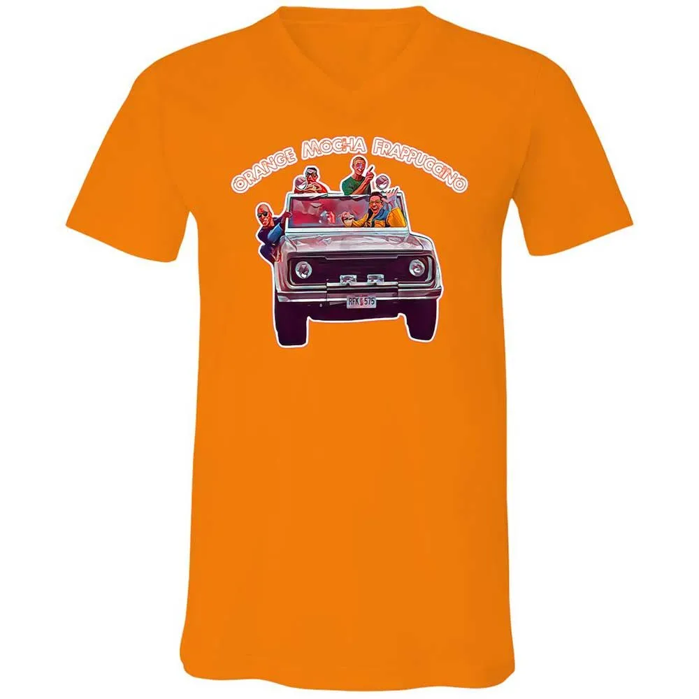 Unisex V-Neck T-Shirt - N4HQE1B5 - Orange - 12