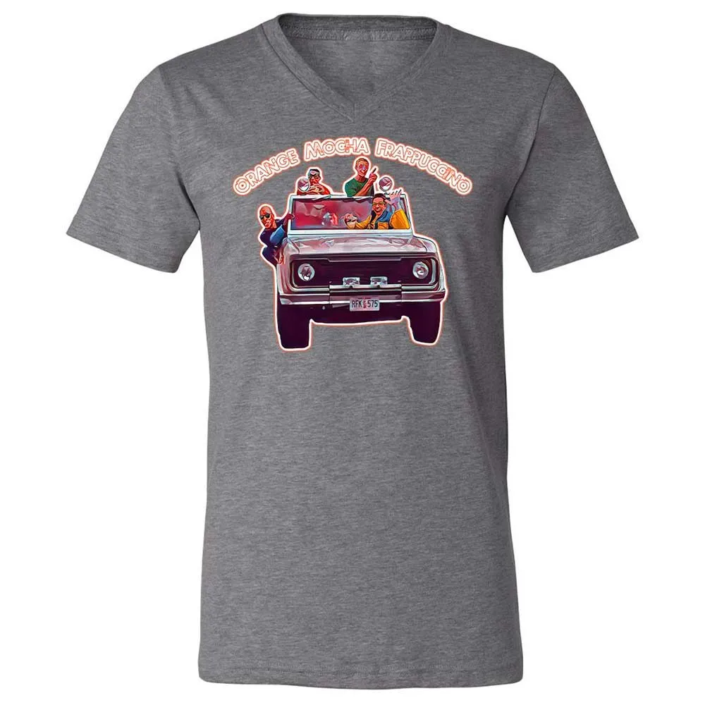 Unisex V-Neck T-Shirt - N4HQE1B5 - Deep Heather - 14
