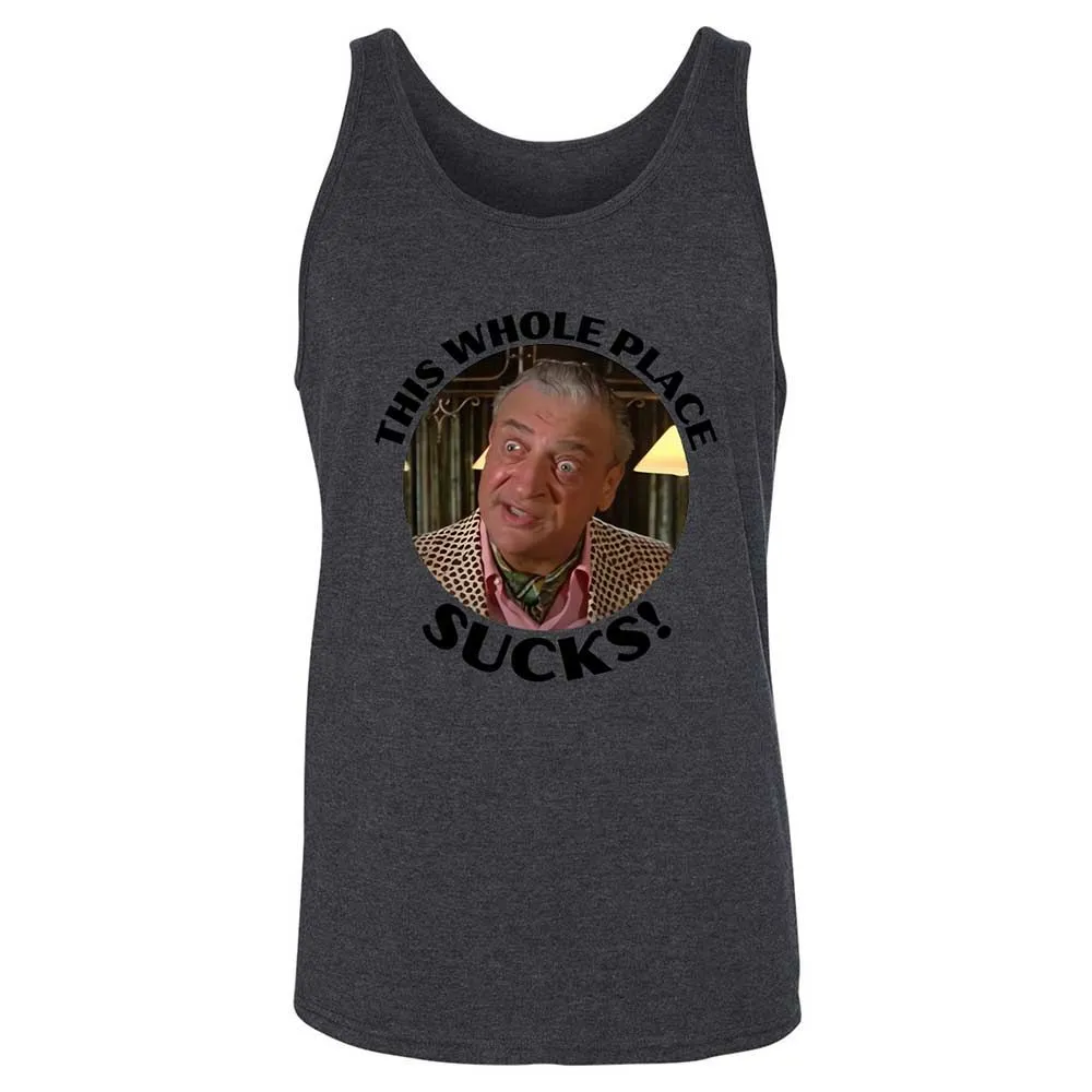 Unisex Jersey Tank - 4HAA2BP5 - Dark Grey Heather - 10