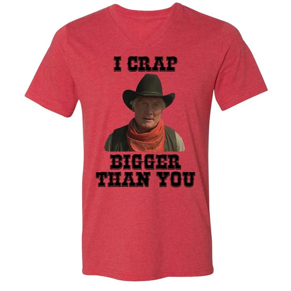I Crap Bigger Than You - Heather Red - 6