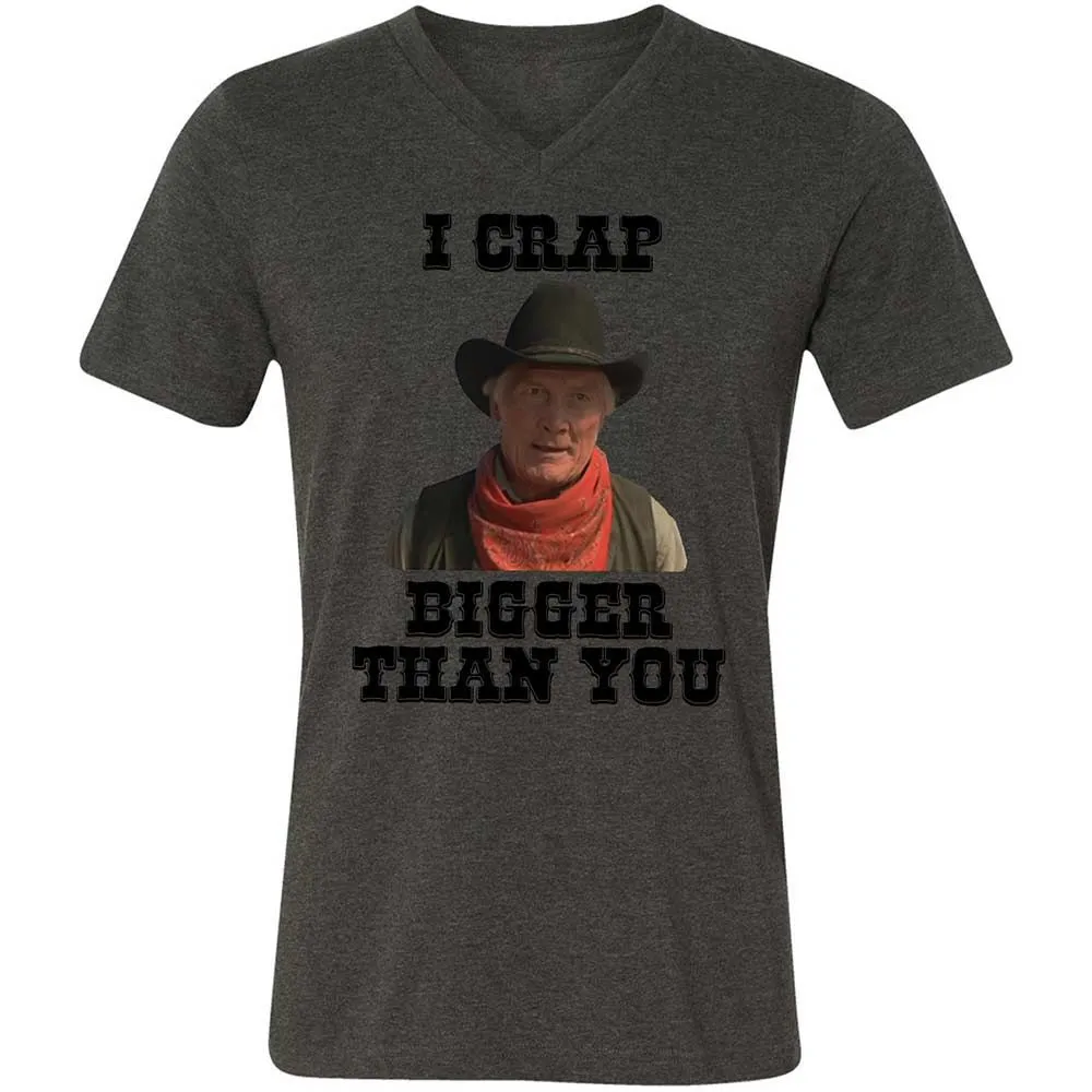 I Crap Bigger Than You - Dark Grey Heather - 8