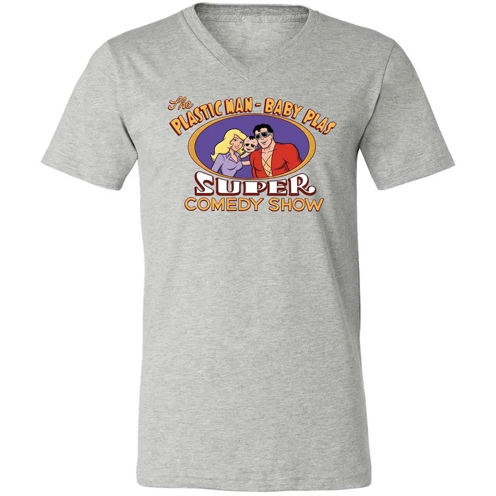 Unisex V-Neck T-Shirt - RZEMQHBU - Athletic Heather - 15