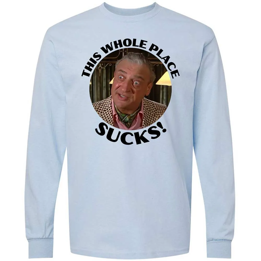 Long Sleeve T-Shirt - BL1XKS9F - Light Blue - 4