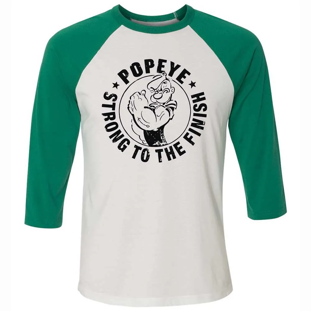 Unisex 3/4 Baseball Tee - 9WKWUFMW - White/Kelly - 6