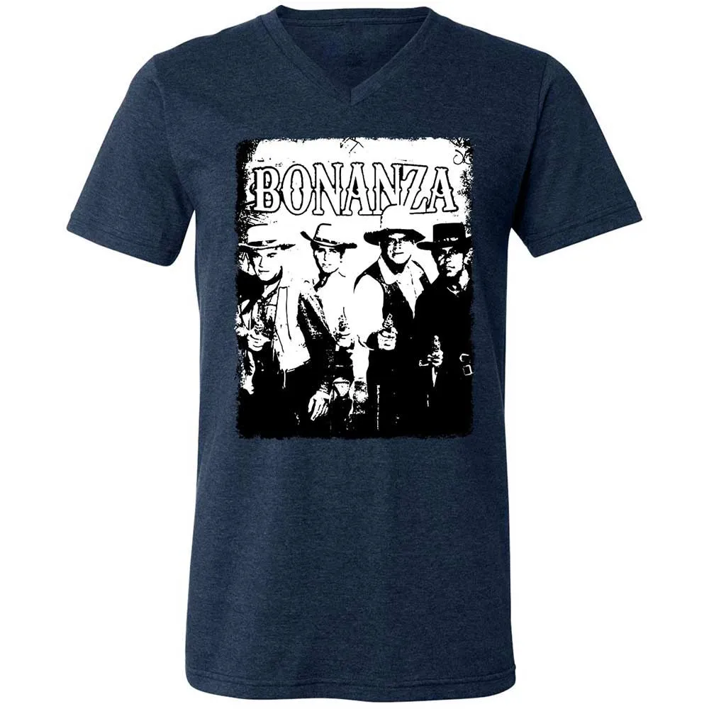 Ponderosa Ranch Crew - Heather Navy - 3