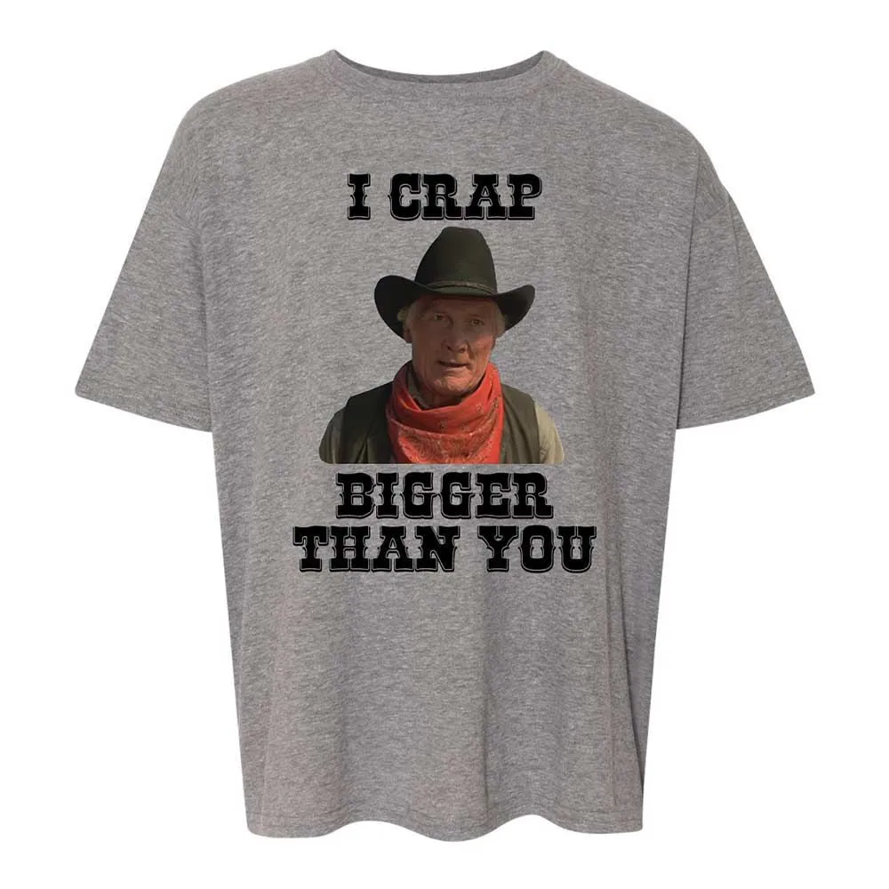I Crap Bigger Than You - Graphite Heather - 18