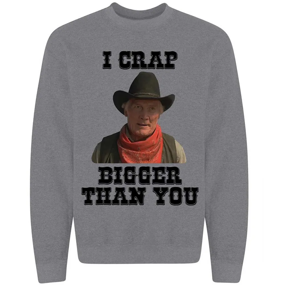 I Crap Bigger Than You - Graphite Heather - 19