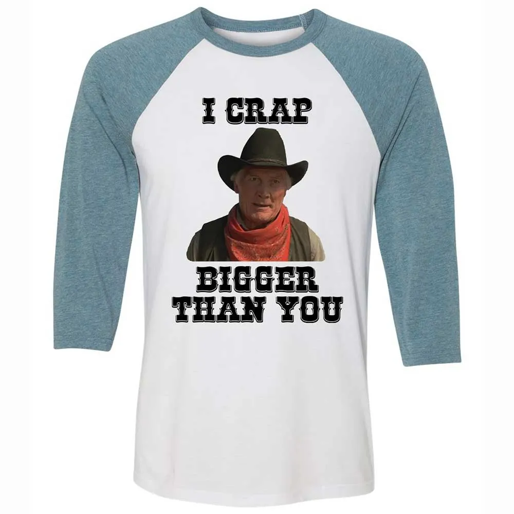 I Crap Bigger Than You - White/Denim - 3