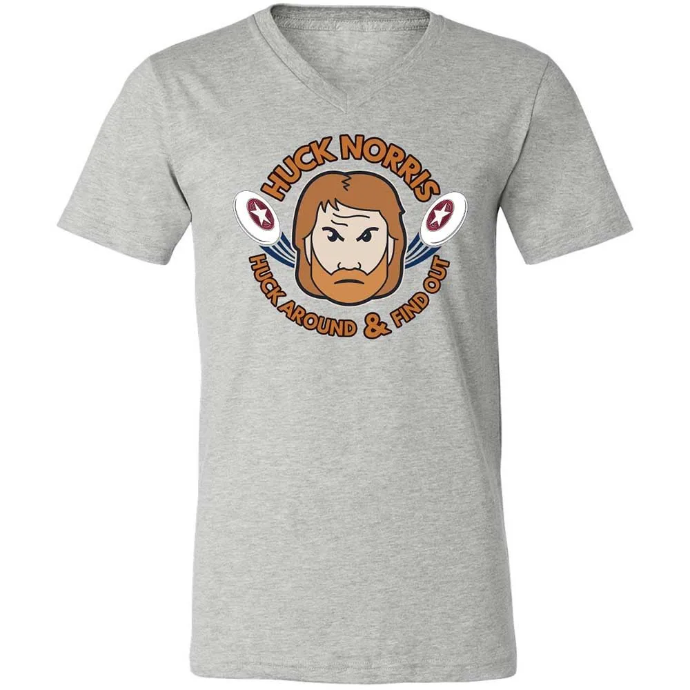 Unisex V-Neck T-Shirt - LNYD3Y8C - Athletic Heather - 2