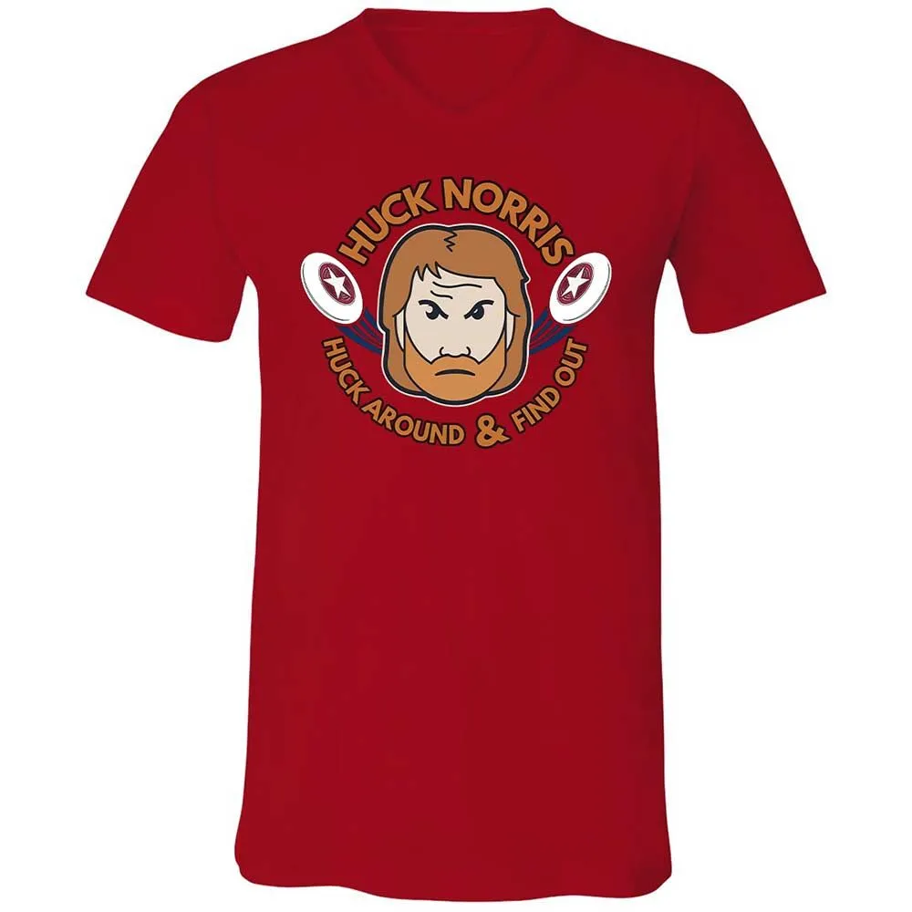 Unisex V-Neck T-Shirt - LNYD3Y8C - Red - 5