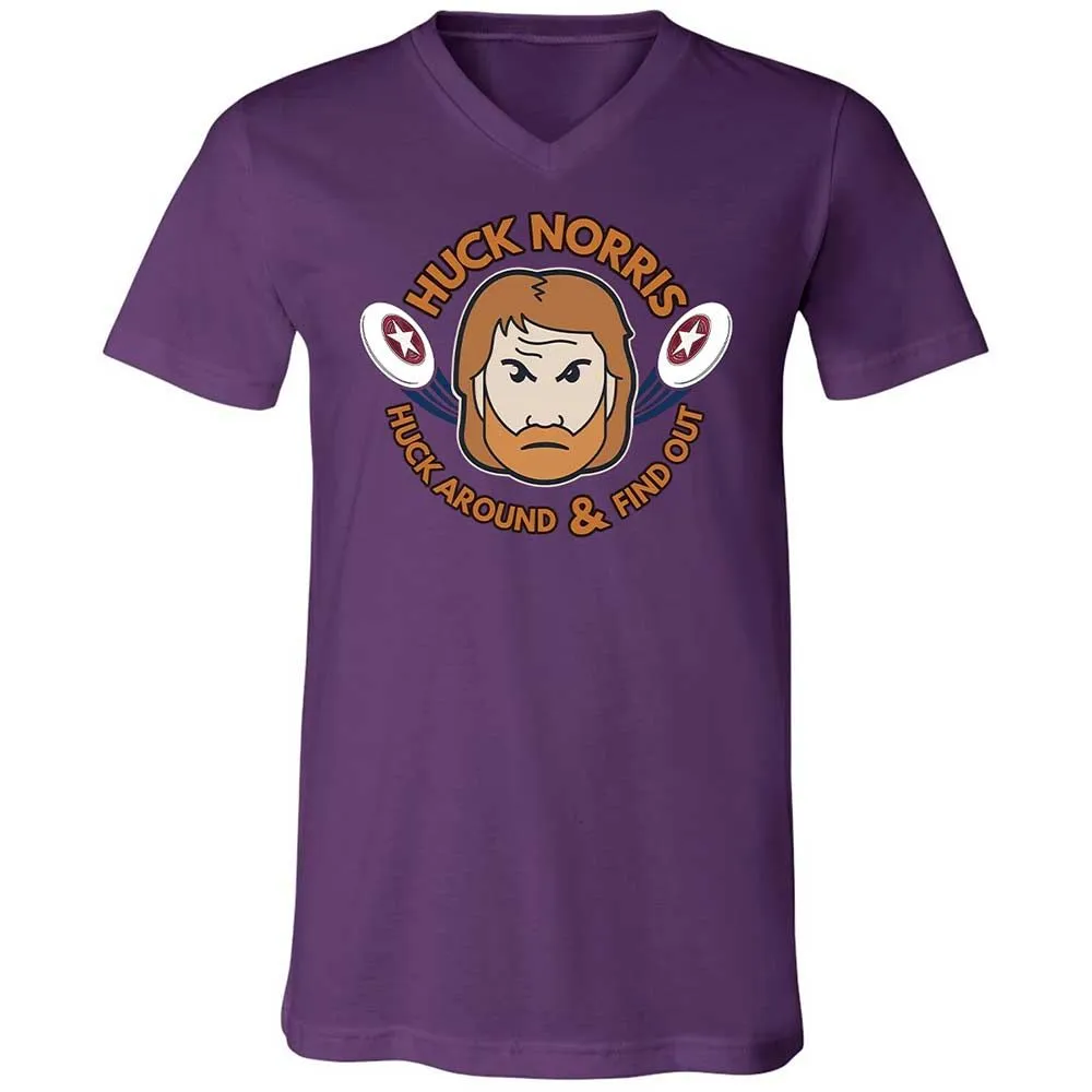 Unisex V-Neck T-Shirt - LNYD3Y8C - Team Purple - 10