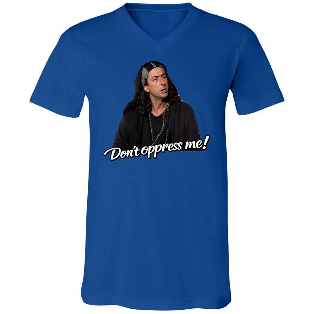 Unisex V-Neck T-Shirt - 6DBA2CCF - True Royal - 3