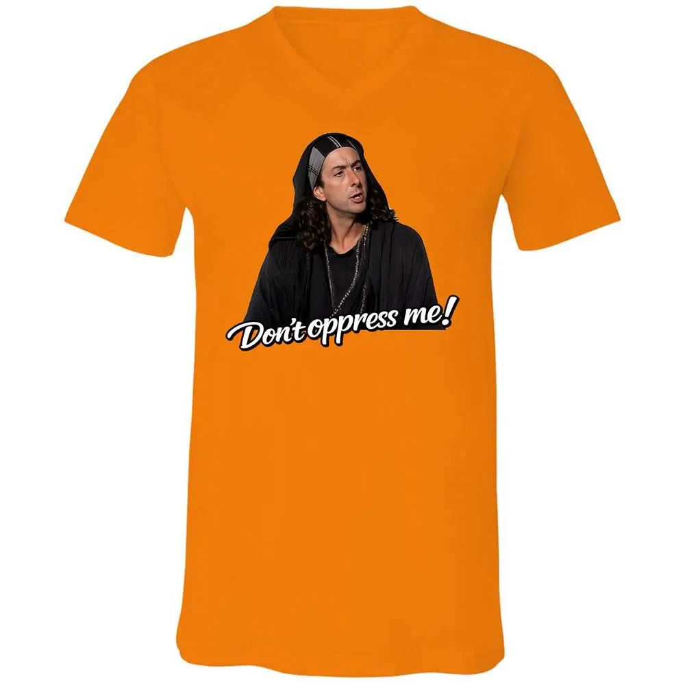 Unisex V-Neck T-Shirt - 6DBA2CCF - Orange - 7