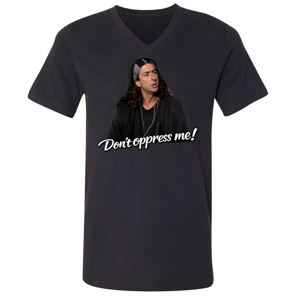 Unisex V-Neck T-Shirt - 6DBA2CCF - Black - 11