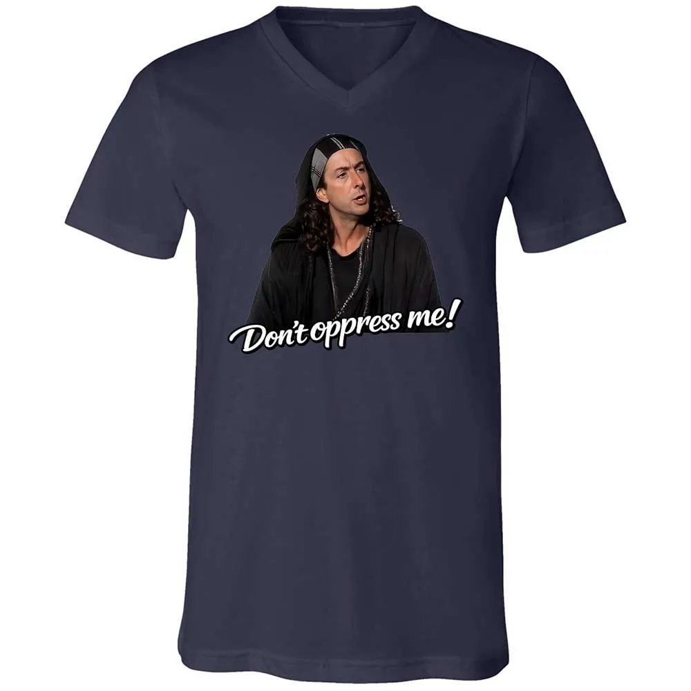 Unisex V-Neck T-Shirt - 6DBA2CCF - Navy - 12