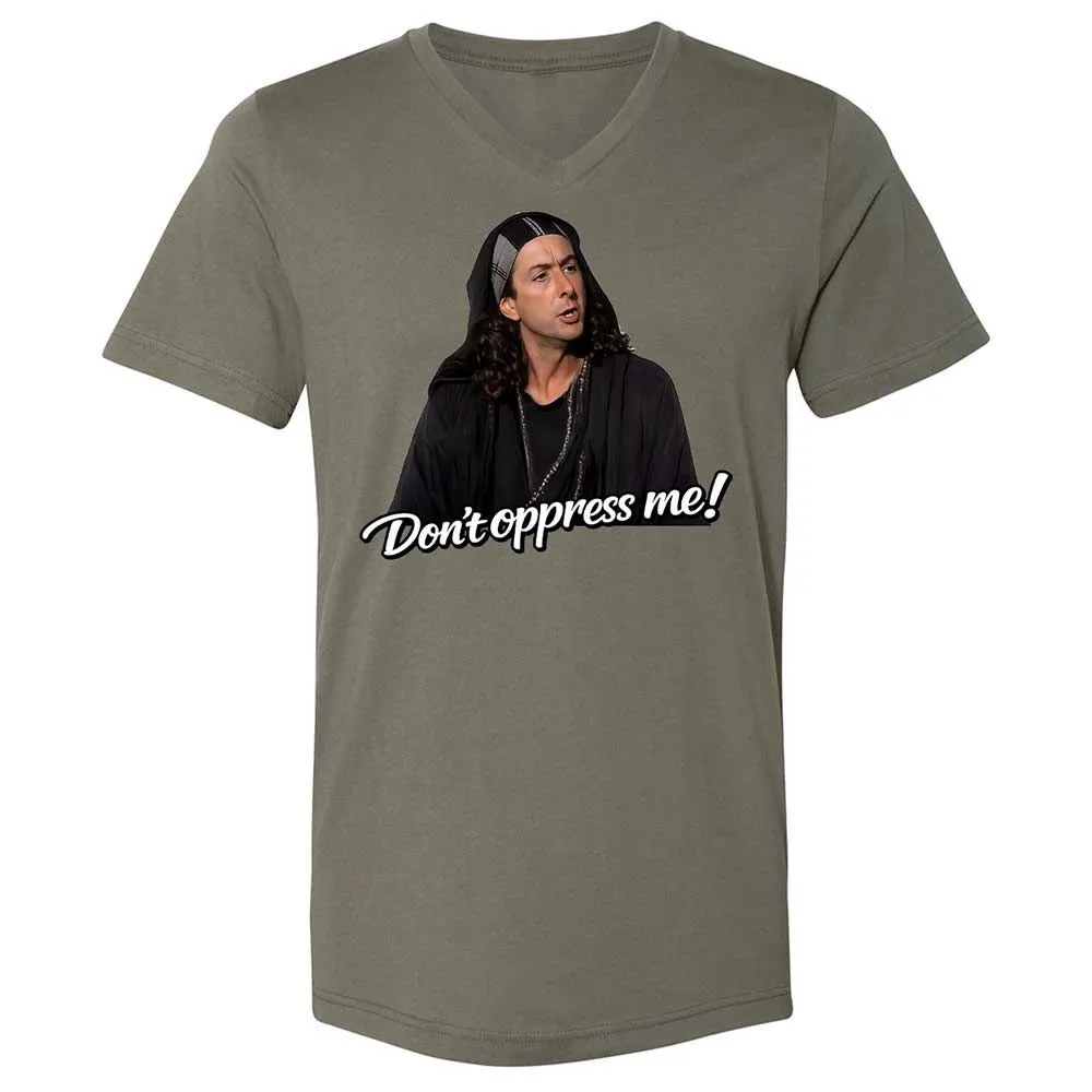 Unisex V-Neck T-Shirt - 6DBA2CCF - Military Green - 15