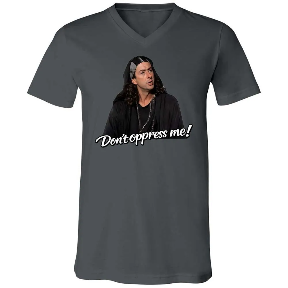 Unisex V-Neck T-Shirt - 6DBA2CCF - Asphalt - 16