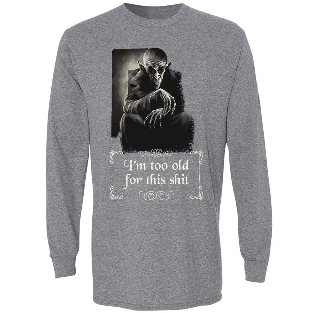 I'm too old for this shit - Graphite Heather - 8