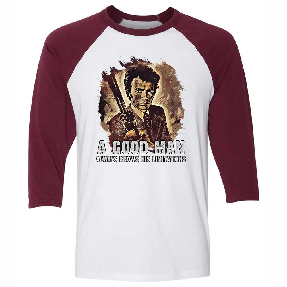 A good man always knows his limitations - White/Maroon - 7