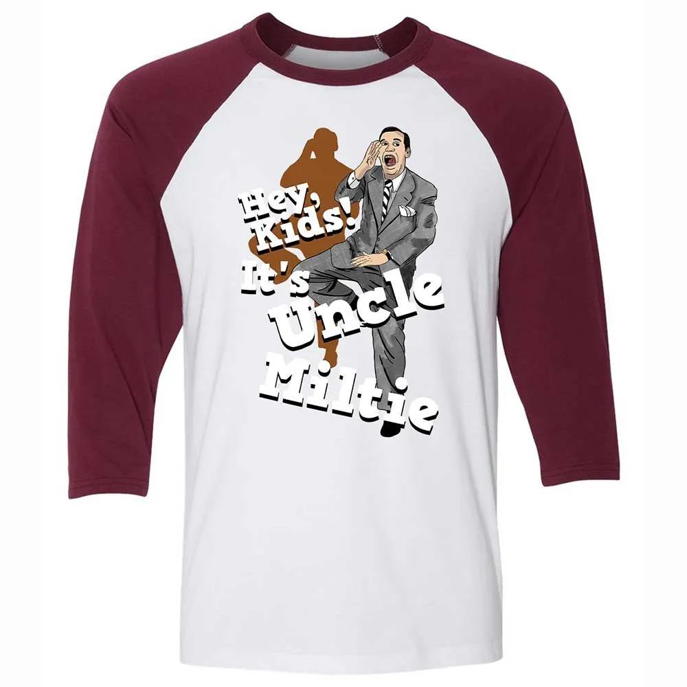 Uncle Milty - White/Maroon - 7