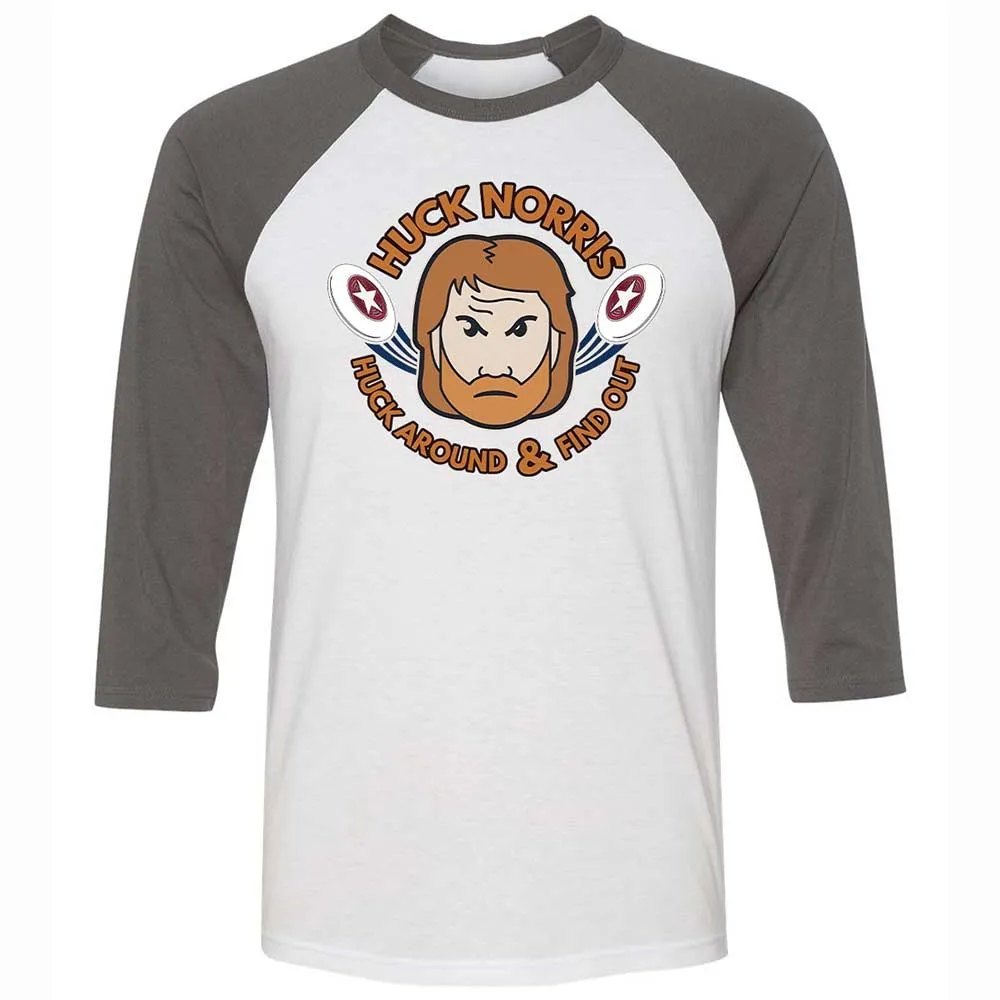 Unisex 3/4 Baseball Tee - 7B5X4BLF - White/Asphalt - 2