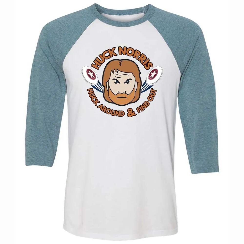 Unisex 3/4 Baseball Tee - 7B5X4BLF - White/Denim - 3