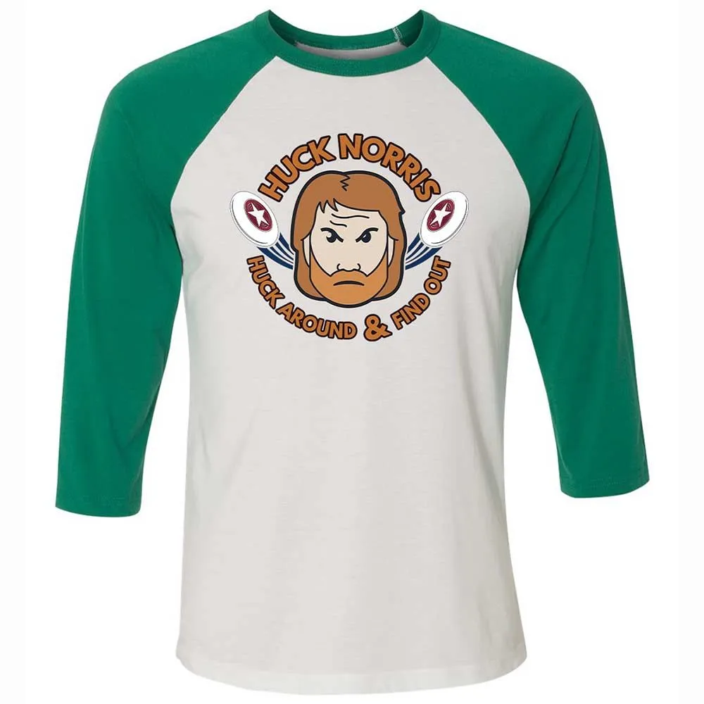Unisex 3/4 Baseball Tee - 7B5X4BLF - White/Kelly - 6
