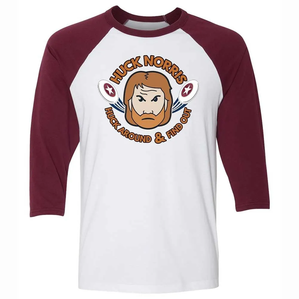 Unisex 3/4 Baseball Tee - 7B5X4BLF - White/Maroon - 7