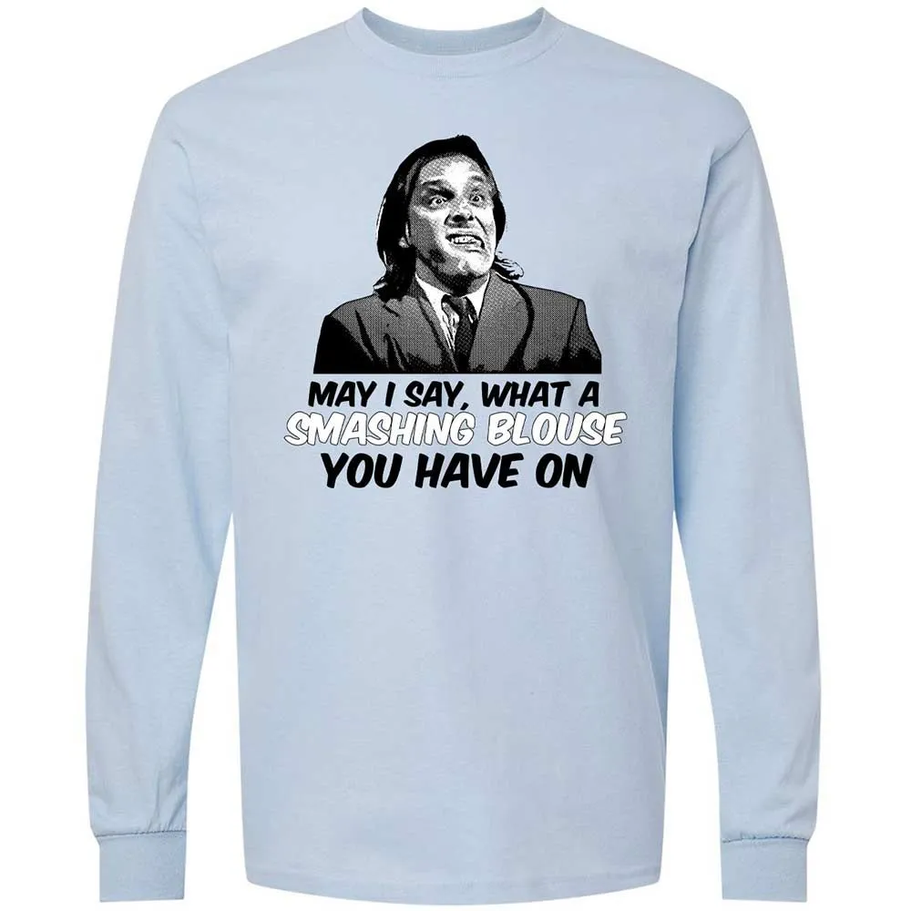 Long Sleeve T-Shirt - 7EPKHRWL - Light Blue - 4