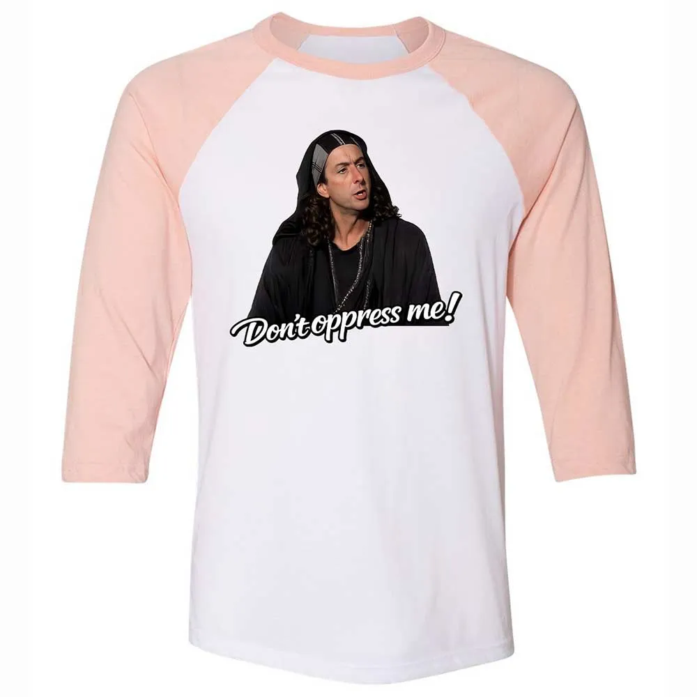 Unisex 3/4 Baseball Tee - EQFU1XTX - White/Heather Peach - 5