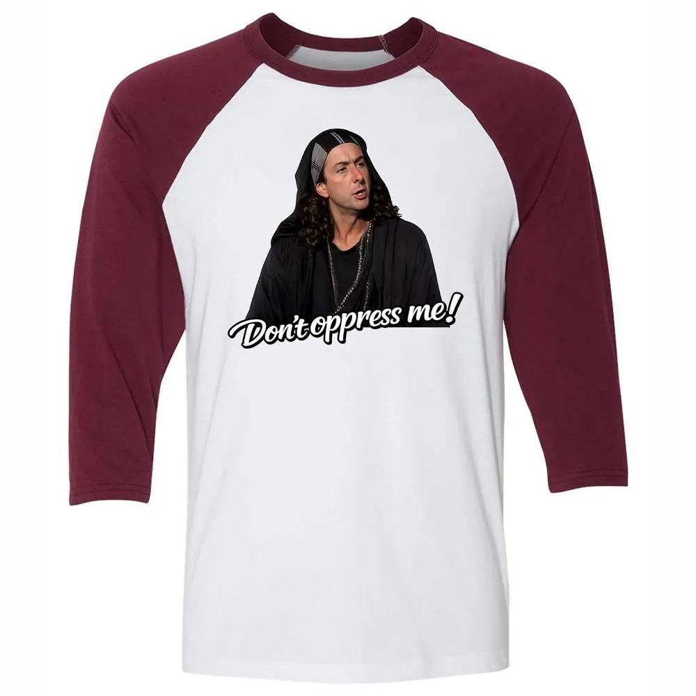 Unisex 3/4 Baseball Tee - EQFU1XTX - White/Maroon - 7