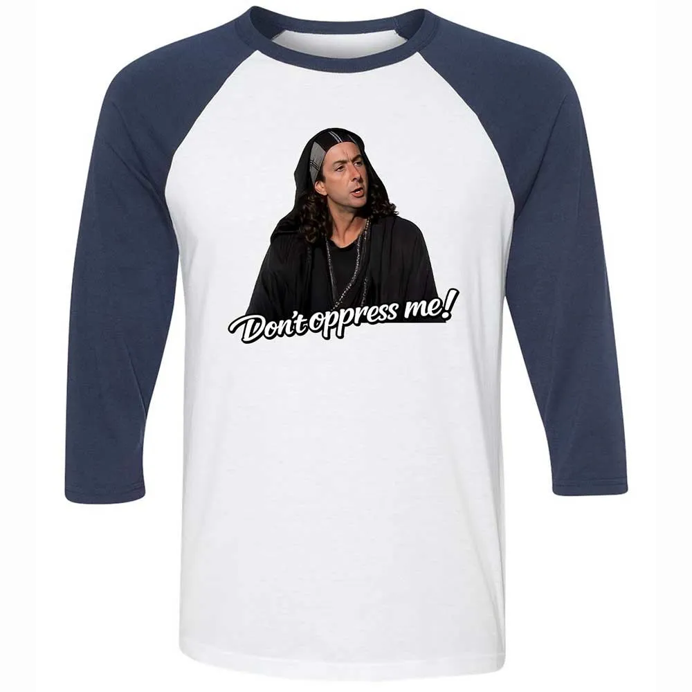 Unisex 3/4 Baseball Tee - EQFU1XTX - White/Navy - 8