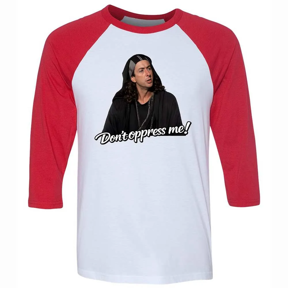 Unisex 3/4 Baseball Tee - EQFU1XTX - White/Red - 9