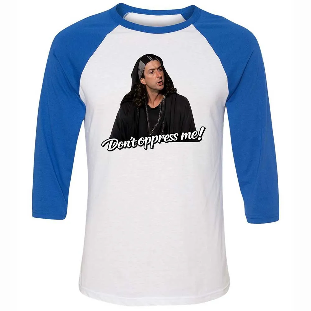 Unisex 3/4 Baseball Tee - EQFU1XTX - White/True Royal - 10
