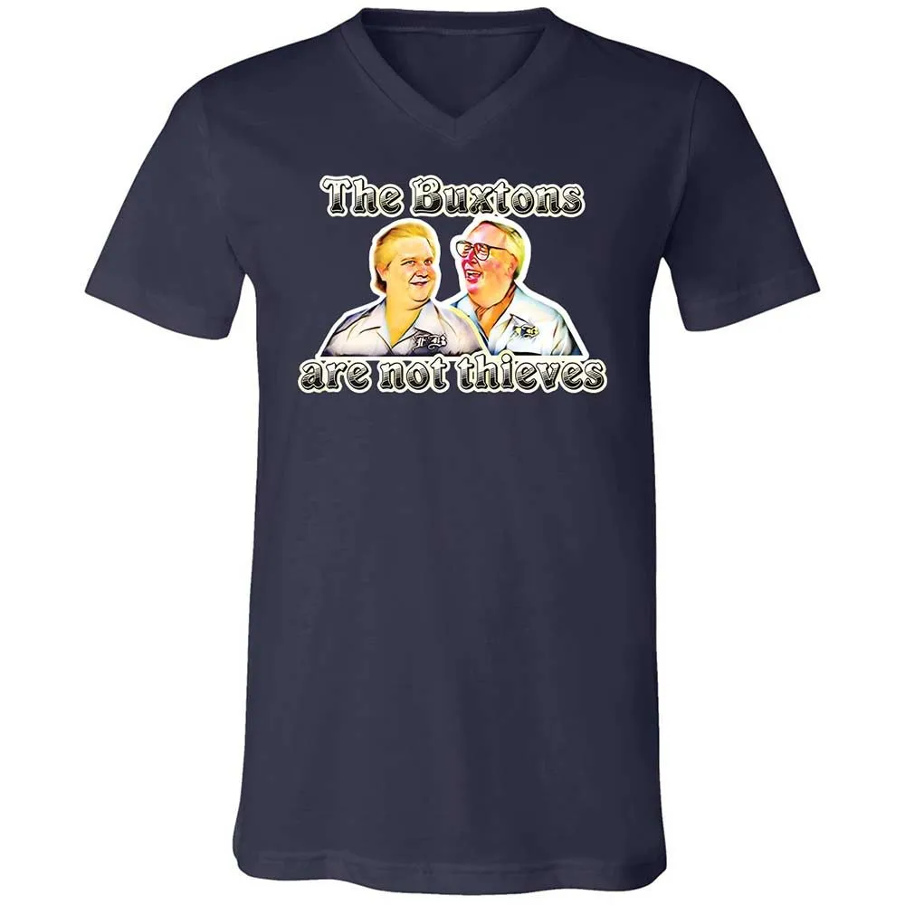 Unisex V-Neck T-Shirt - Z3MKLD1D - Navy - 2