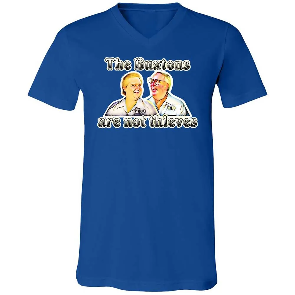 Unisex V-Neck T-Shirt - Z3MKLD1D - True Royal - 4
