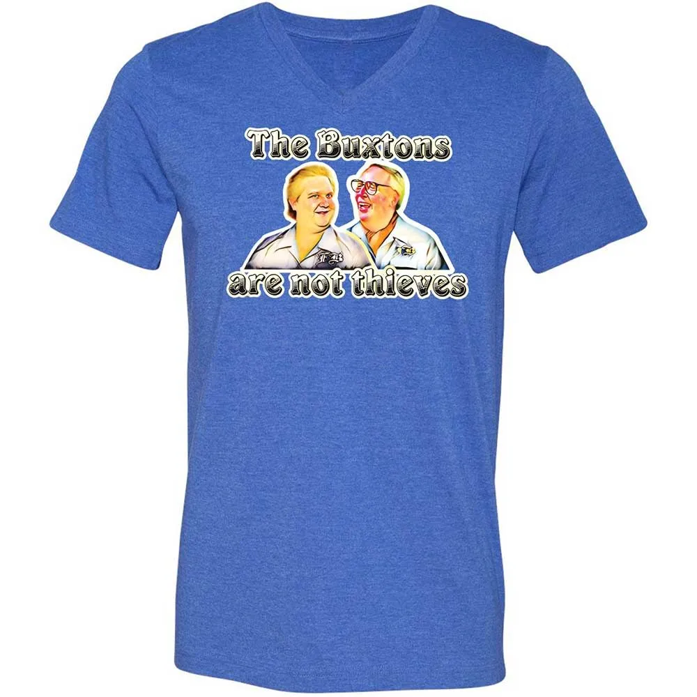 Unisex V-Neck T-Shirt - Z3MKLD1D - Heather True Royal - 5