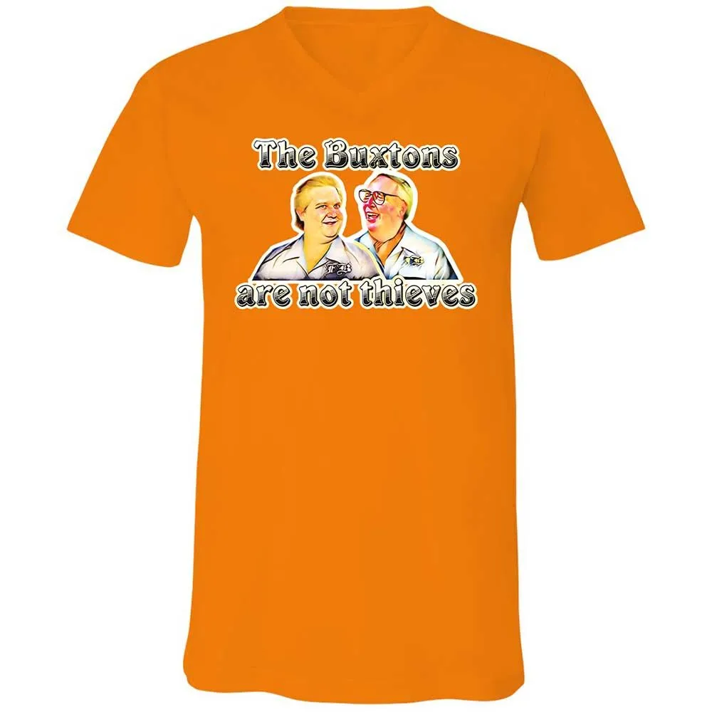 Unisex V-Neck T-Shirt - Z3MKLD1D - Orange - 12