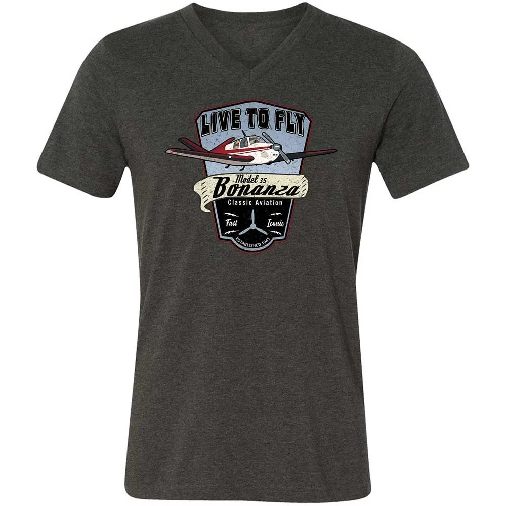 Beechcraft Model 35 Bonanza, 40s, v35 - Dark Grey Heather - 8