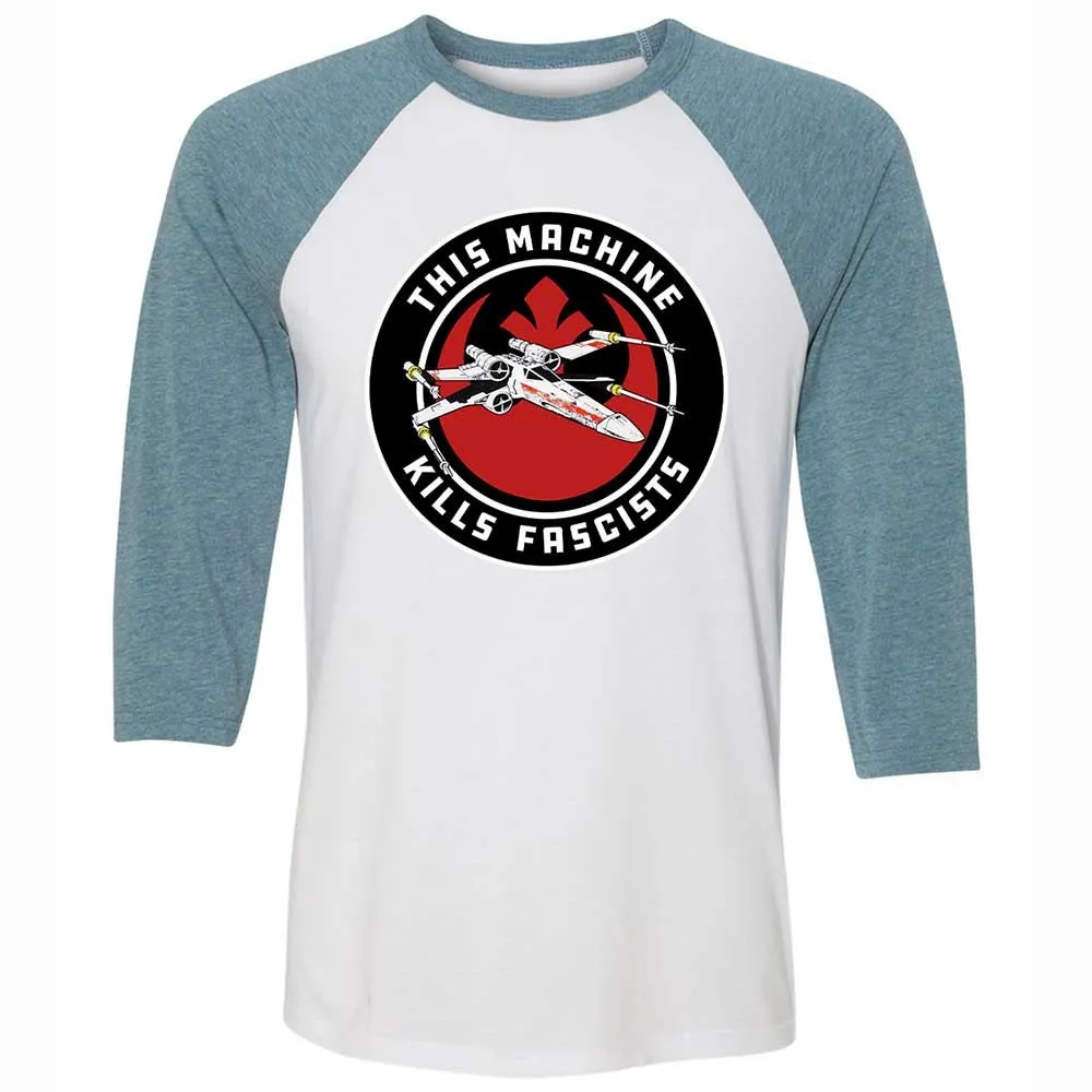 This Machine Kills Fascists - White/Denim - 3