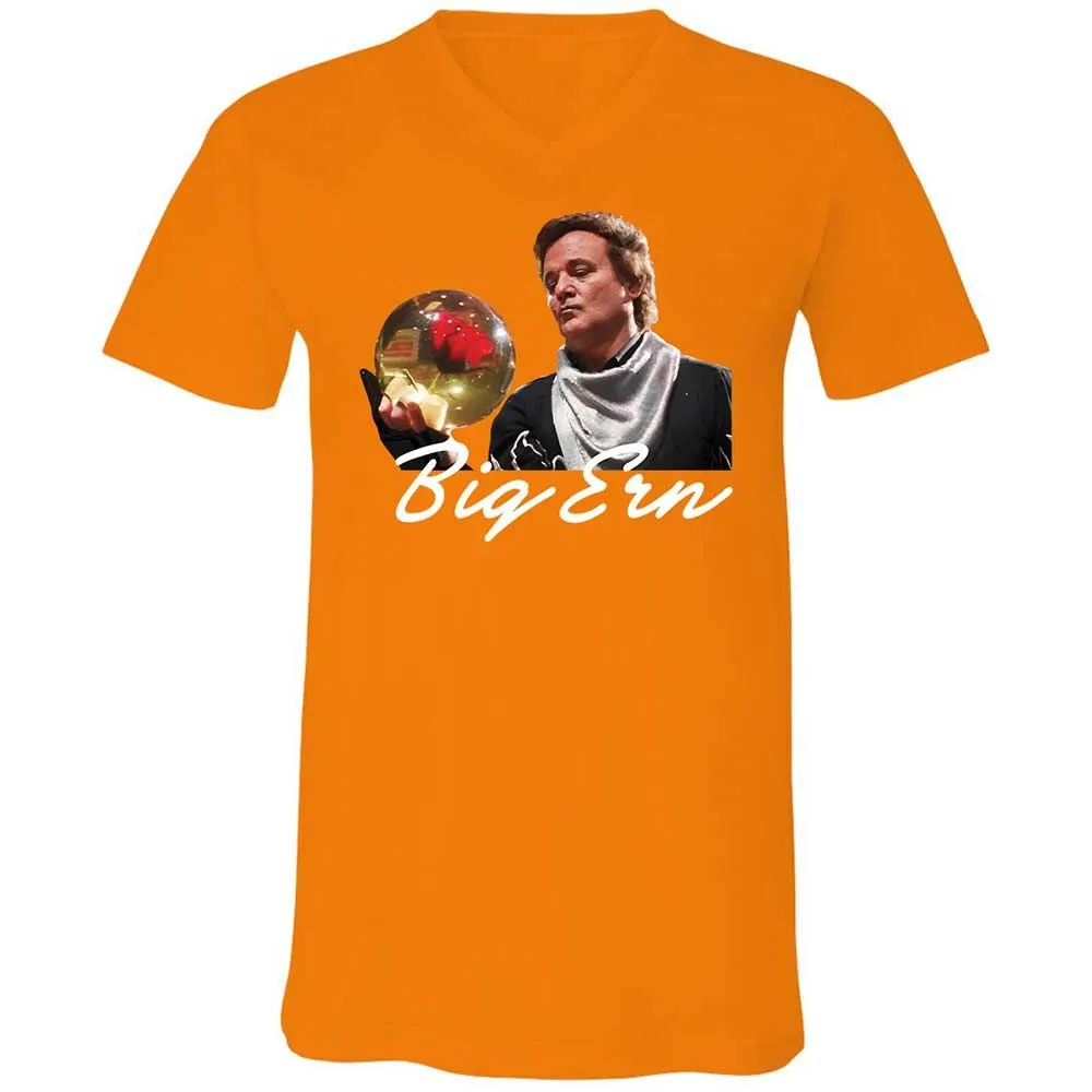 Unisex V-Neck T-Shirt - EQT88DU8 - Orange - 12