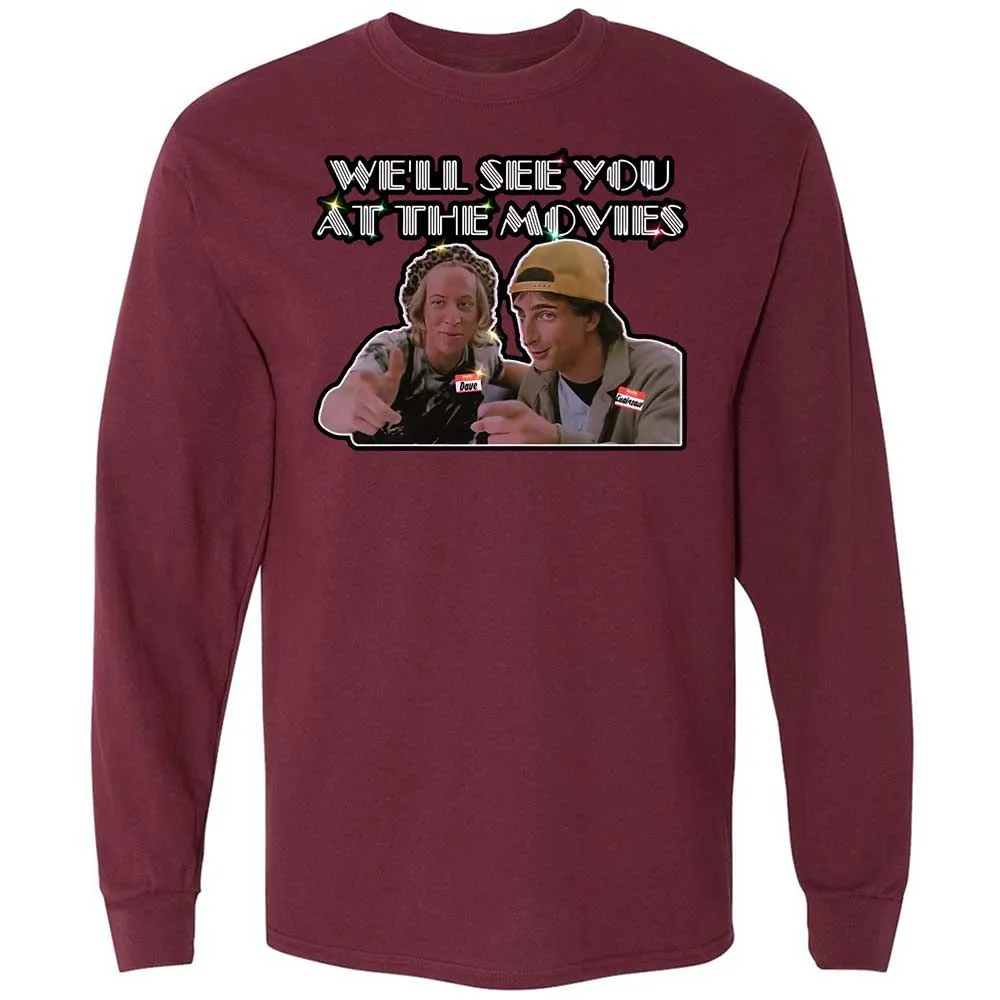 Long Sleeve T-Shirt - NGV9GVXB - Maroon - 6