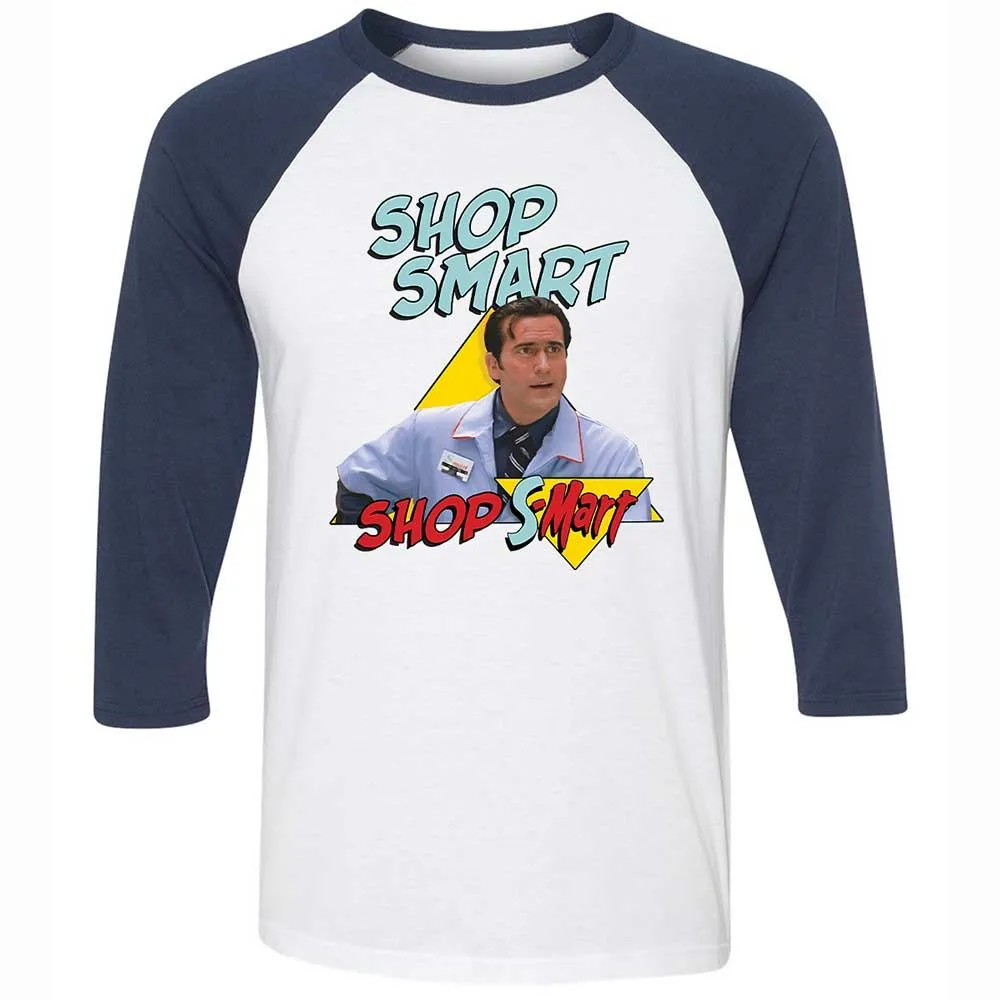 Shop Smart - White/Navy - 8