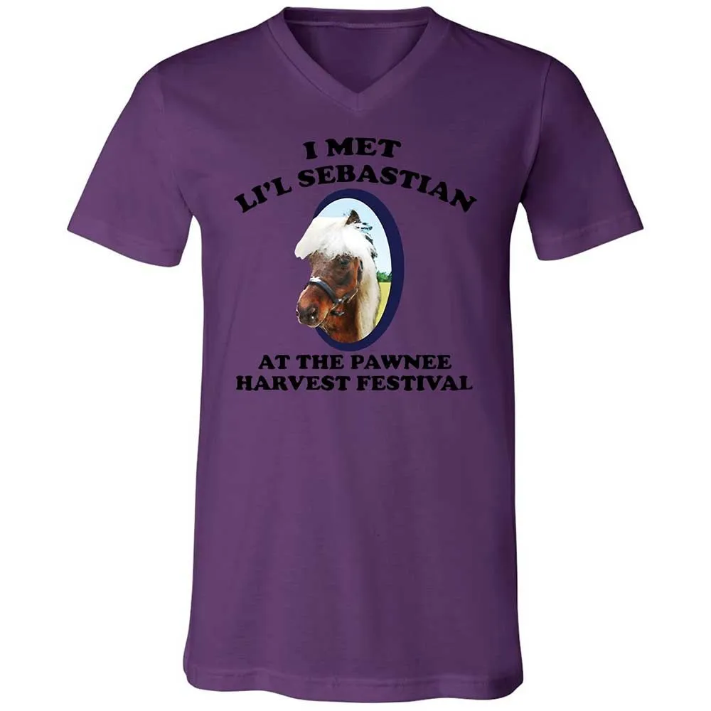 Unisex V-Neck T-Shirt - 8Z1V2HKT - Team Purple - 10