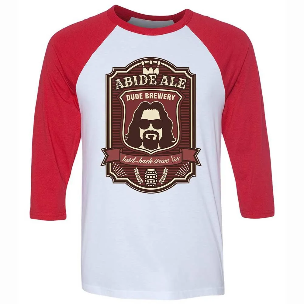 Unisex 3/4 Baseball Tee - P42ZMQ5L - White/Red - 9
