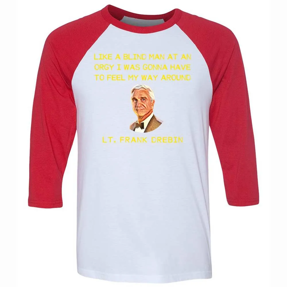 Unisex 3/4 Baseball Tee - HPERT38W - White/Red - 9