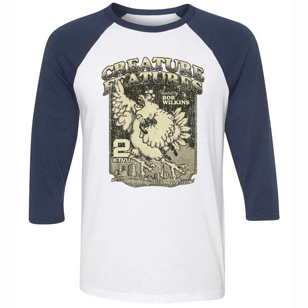 Creature Features - White/Navy - 8