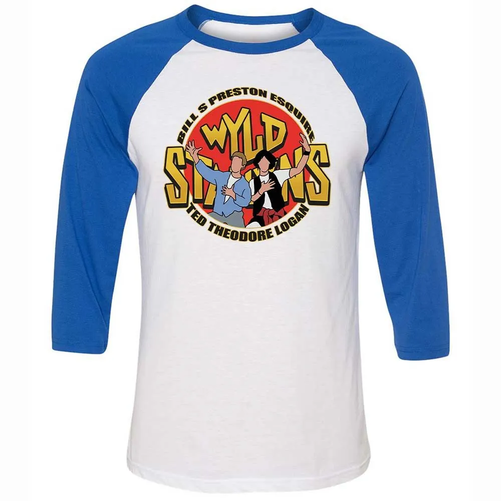 Unisex 3/4 Baseball Tee - X9GCH271 - White/True Royal - 10